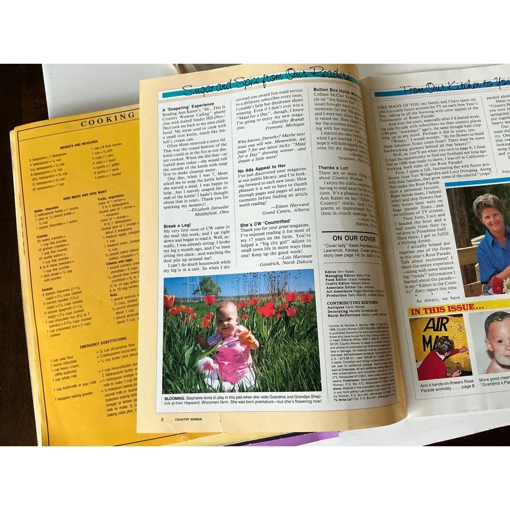 Vintage Farm Wife News Magazines Kids Cookbook Johnsonville Recipes Lot of 7